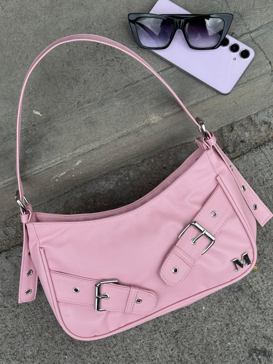 BOLSO FREYA ROSA PARAISO H/PLATA