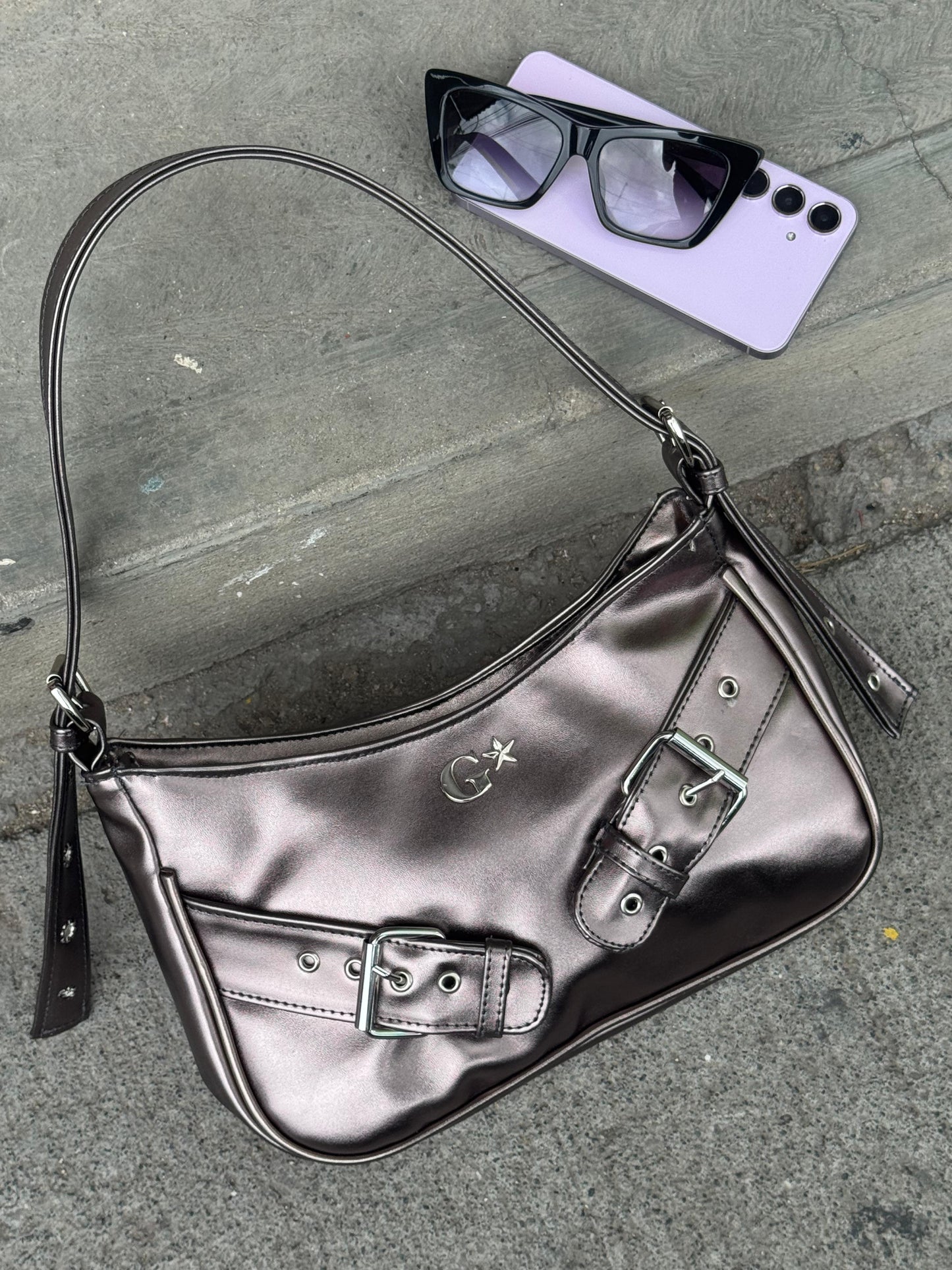 BOLSO FREYA INOX H/PLATA