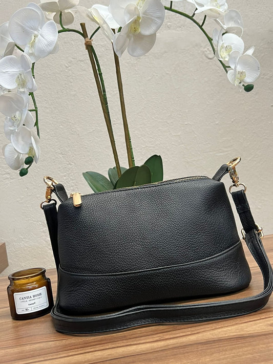 BOLSO PIEL ARABIA NEGRO