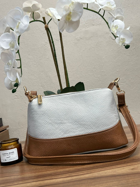 BOLSO PIEL ARABIA HUESO/CAMEL