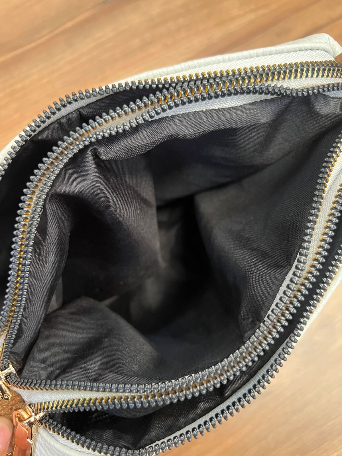 BOLSO 100% PIEL ARABIA GRIS OSCURO