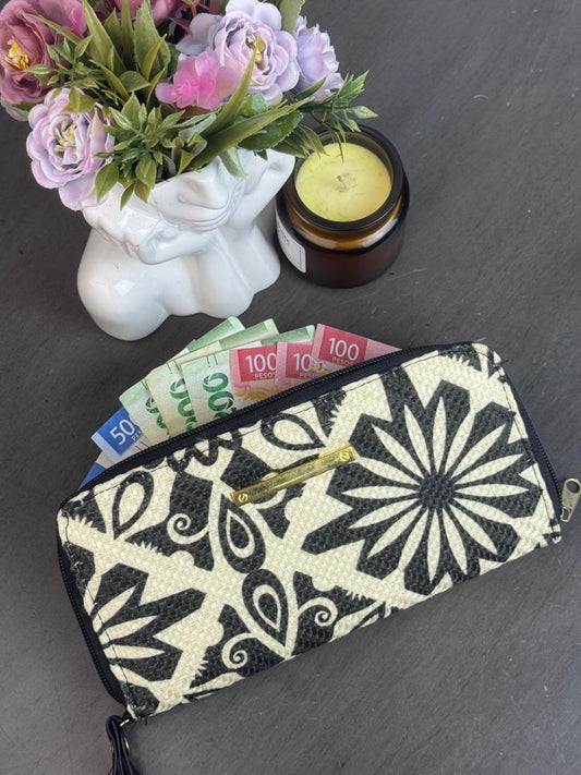 CARTERA YUTE TALAVERA NEGRO F BEIGE