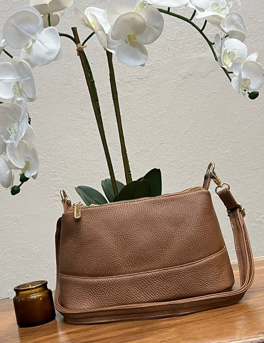 BOLSO 100% PIEL ARABIA MIEL