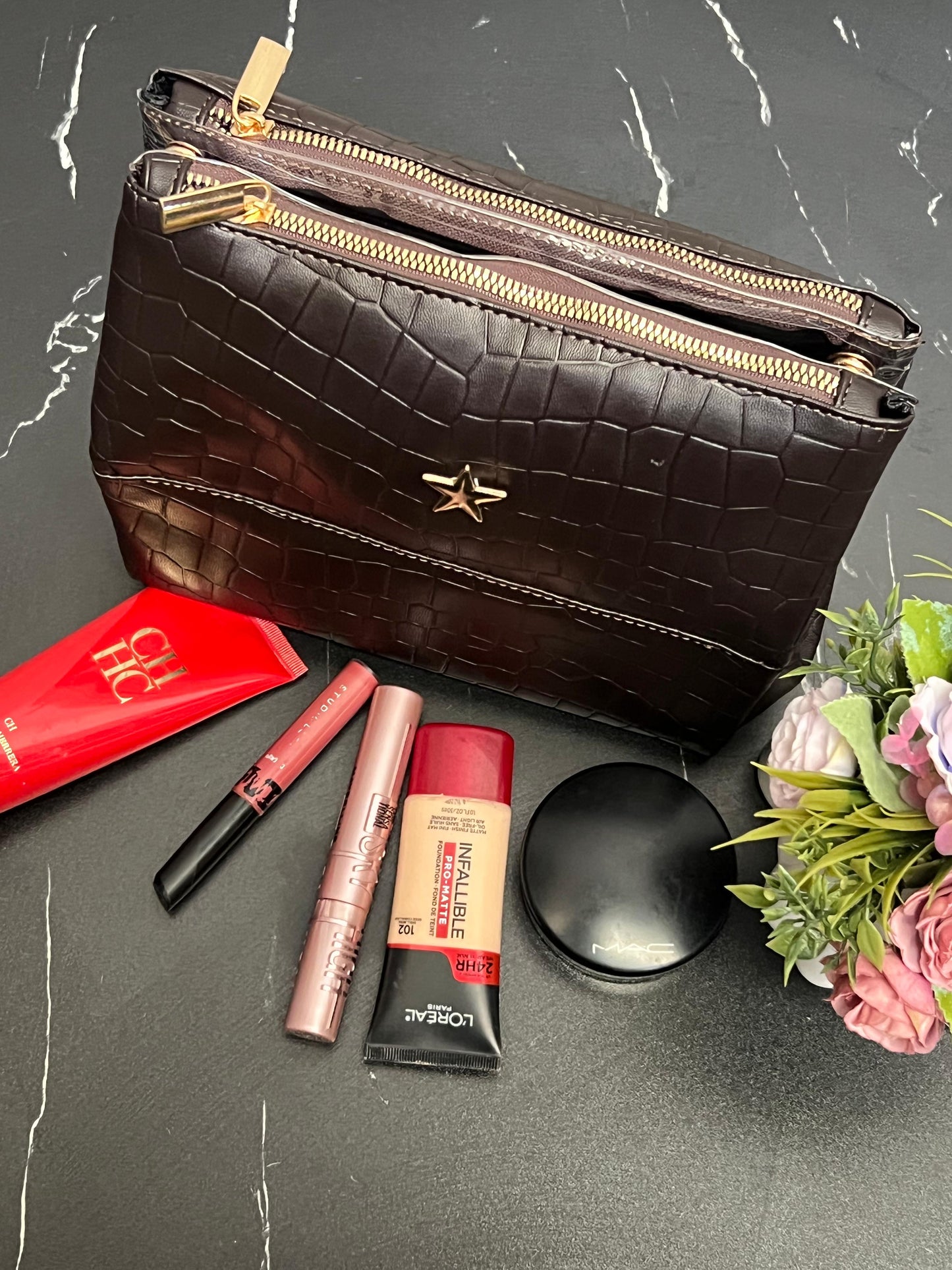COSMETIQUERA DE VIAJE CROCO FERRERO