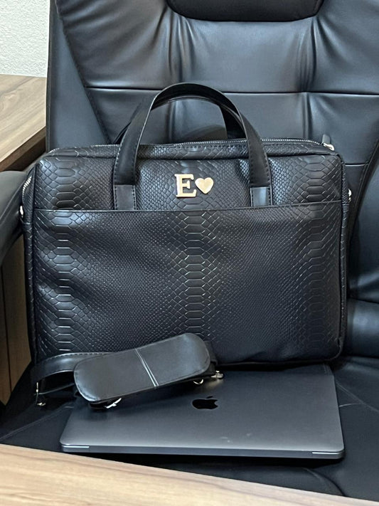 PORTALAP NEGRO VIBORA H/PLATA