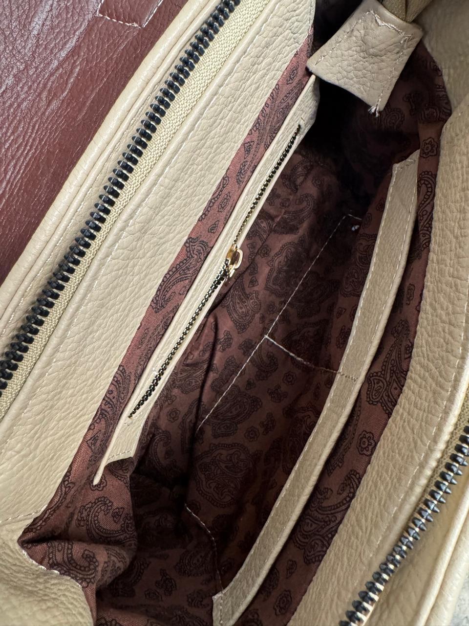 CROSSBODY 100% PIEL RUSIA ROJO