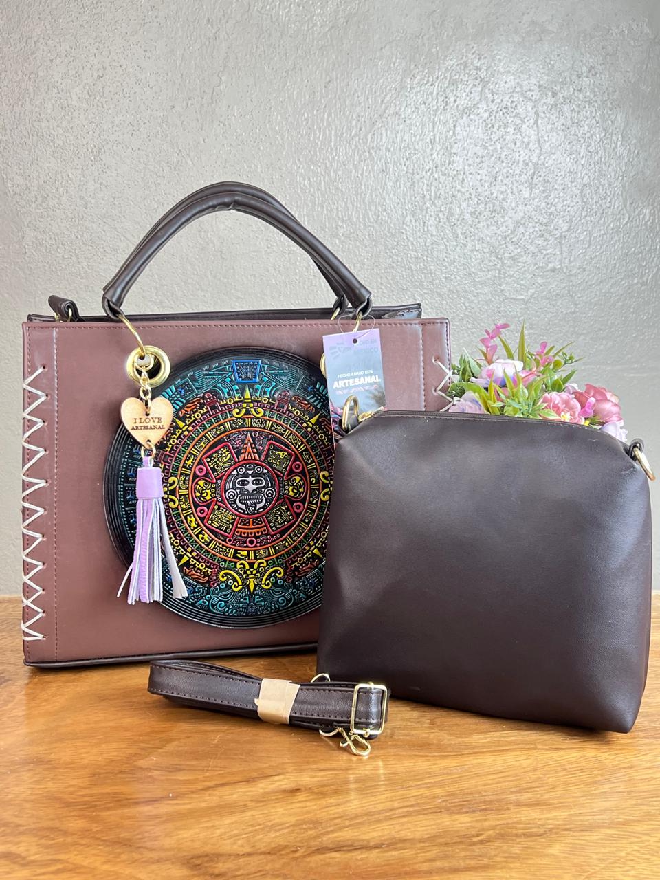 COMBO NATY CALENDARIO AZTECA CAFE/COLORES