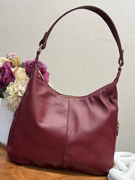 BOLSO 100% PIEL FRANCIA VINO