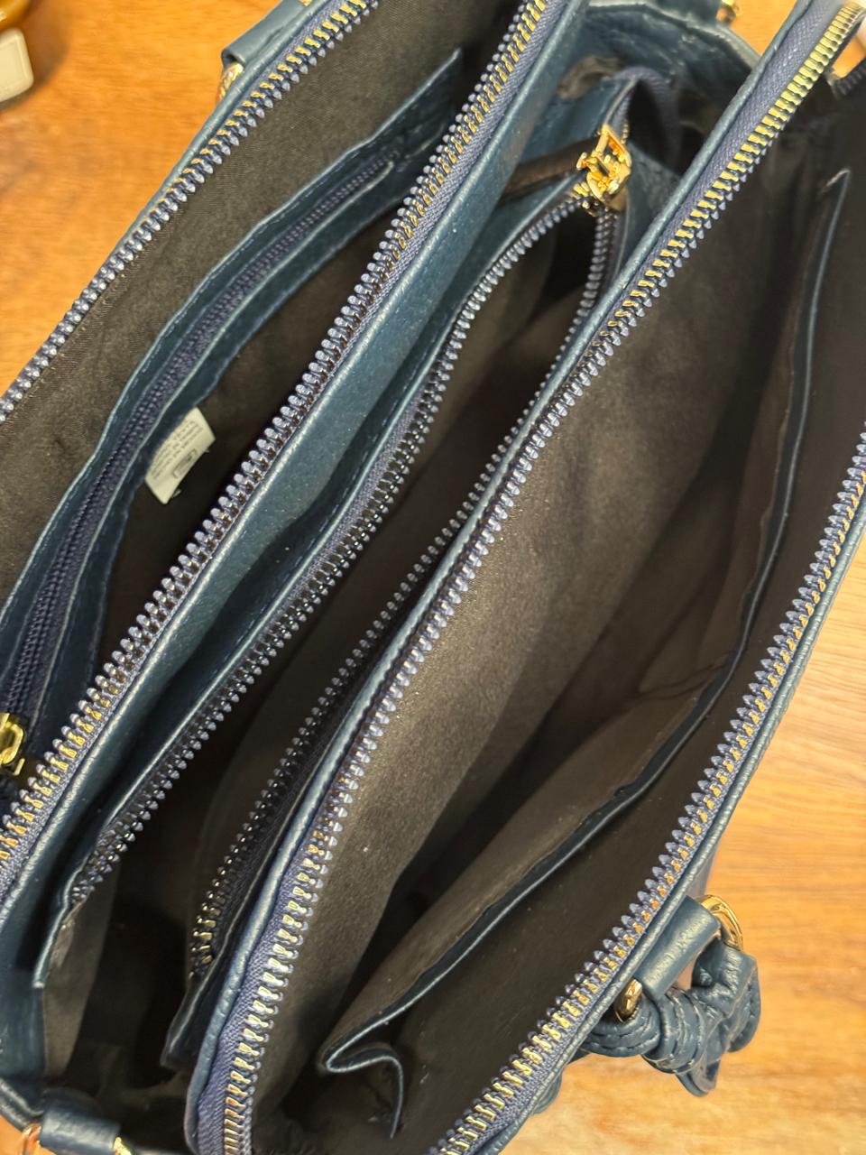 BOLSO 100% PIEL NORUEGA MIEL/HUESO