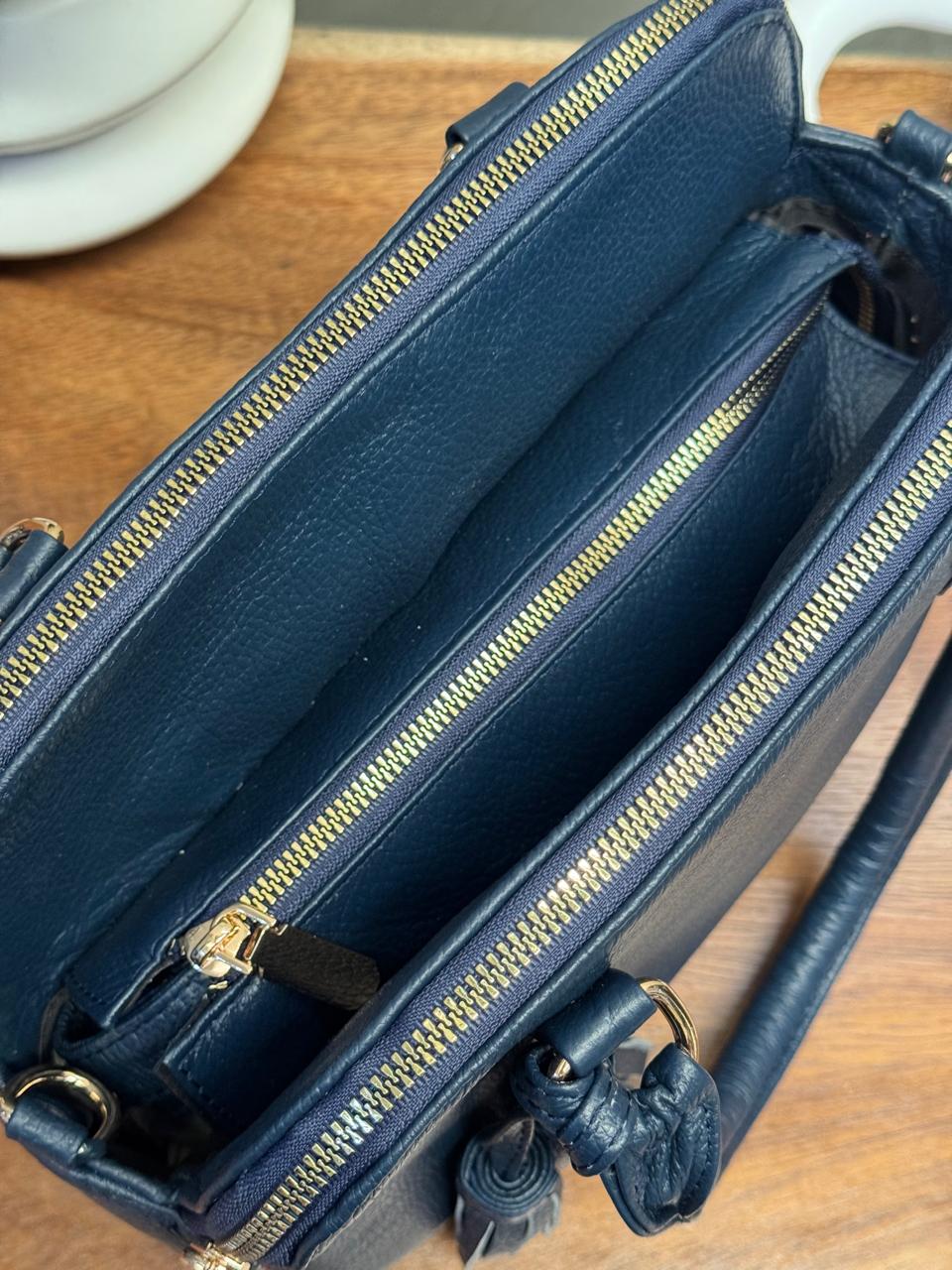 BOLSO 100% PIEL NORUEGA MIEL/HUESO
