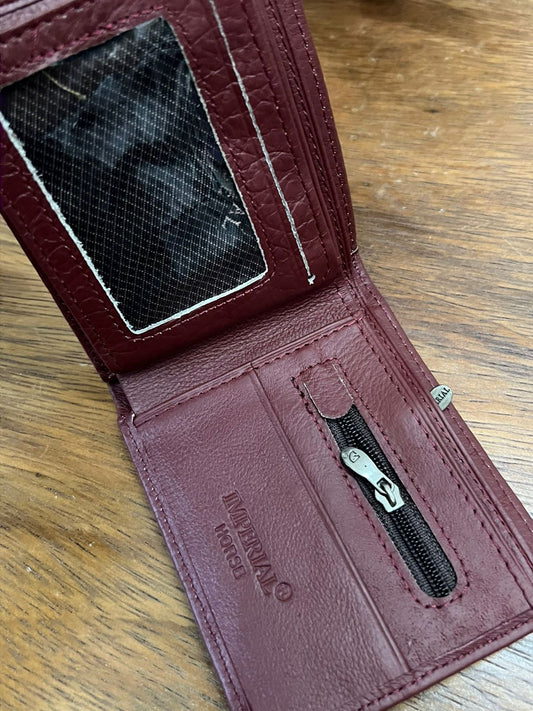 CARTERA HORSE PIEL BIFOLD CAFE HERRAJE VARIABLE