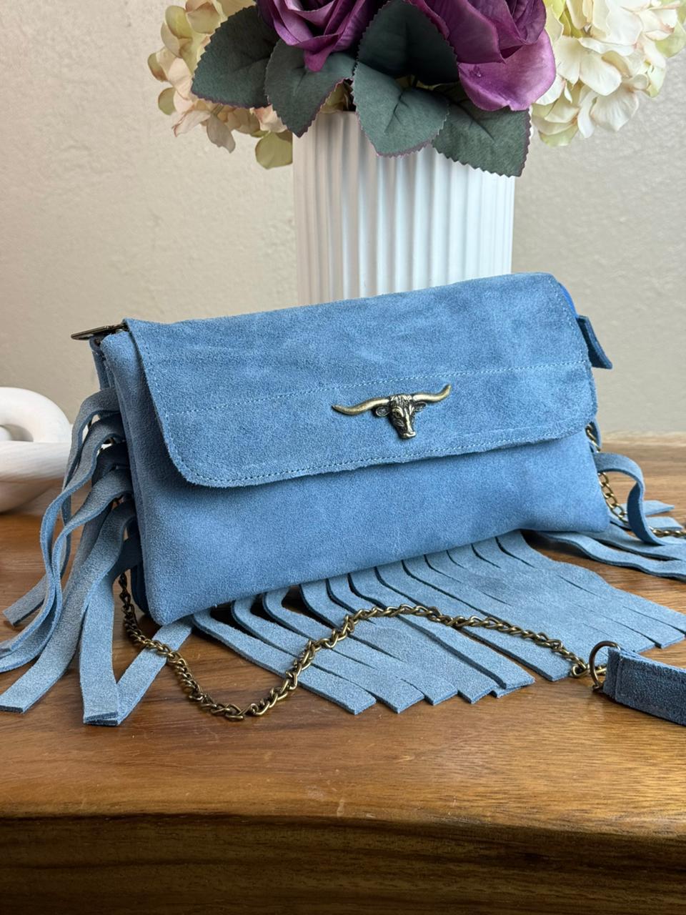 CARTERON TORO BOHO AZUL MEZCLILLA