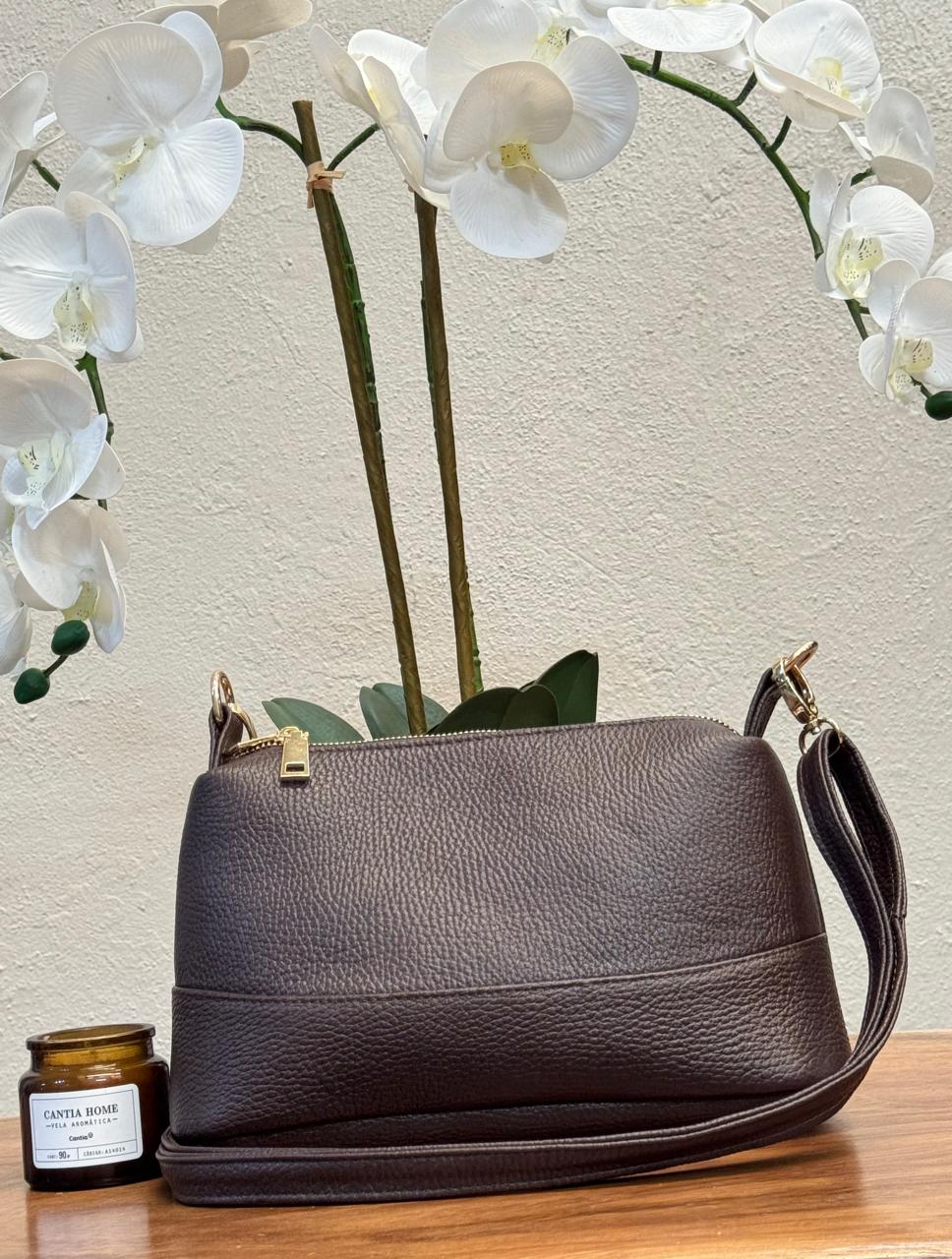 BOLSO 100% PIEL ARABIA CAFE