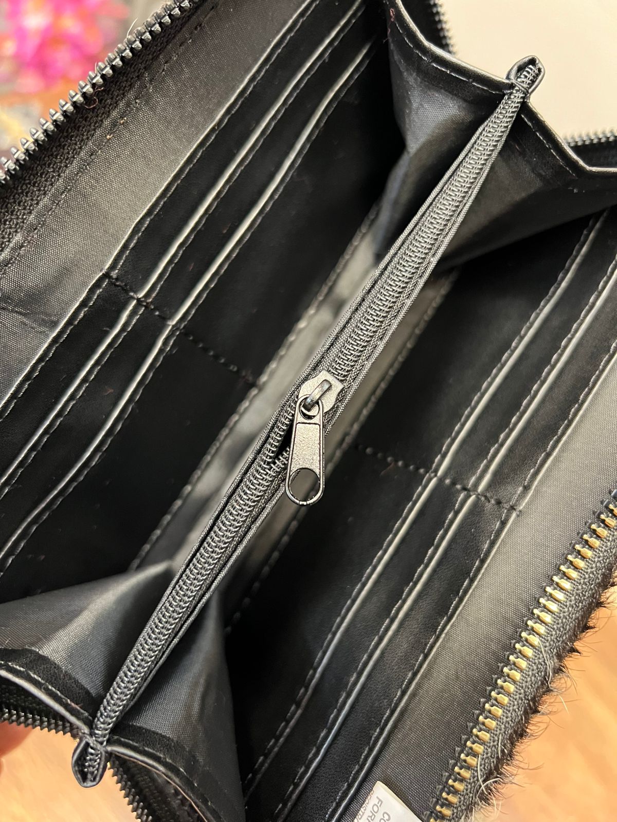 CARTERA 1 CIERRE MANDALA AZUL MARINO MATE