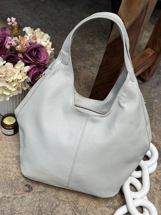 BOLSO 100% PIEL ESCOCIA HUESO