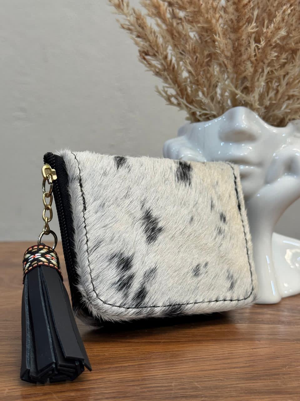 MONEDERO PELO MOTEADO VARIABLE