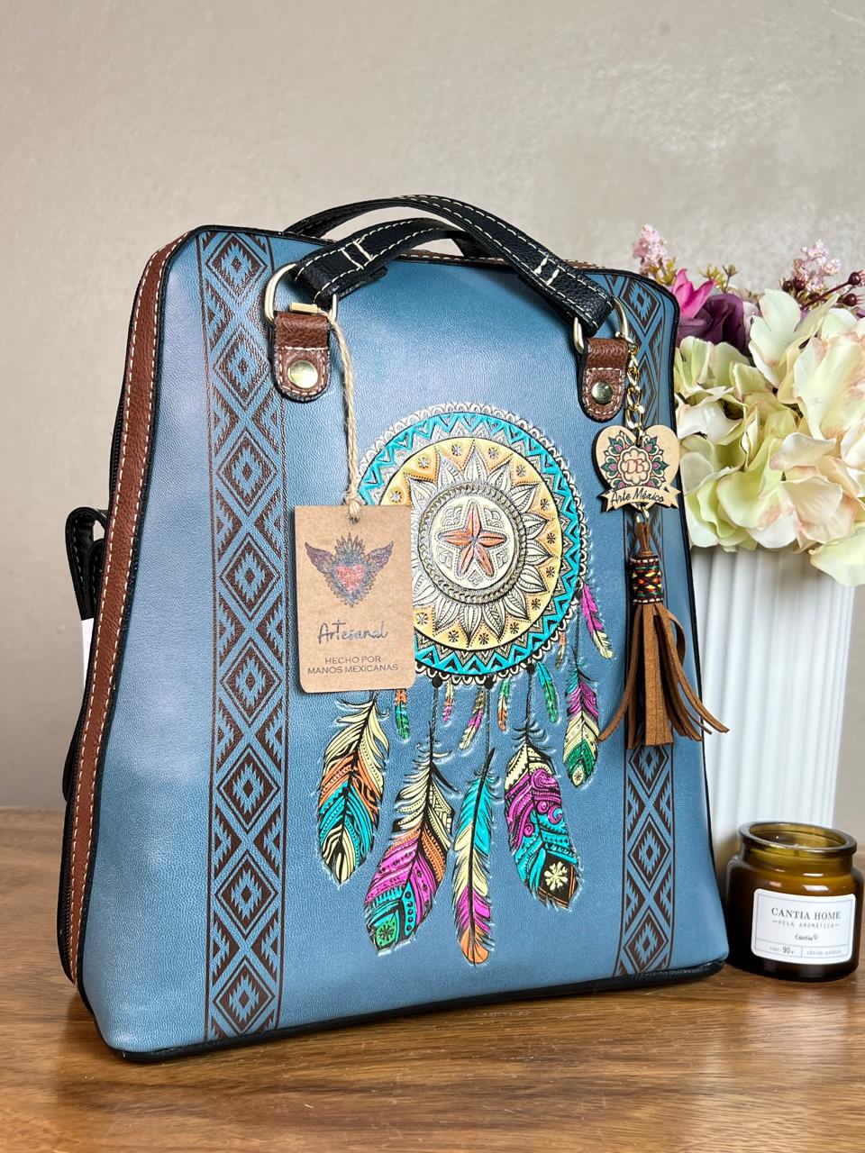 DB MOCHILA CAPRI ATRAPASUEÑOS AZUL