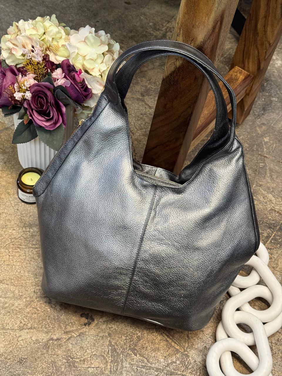 BOLSO 100% PIEL ESCOCIA ANTIMONIO