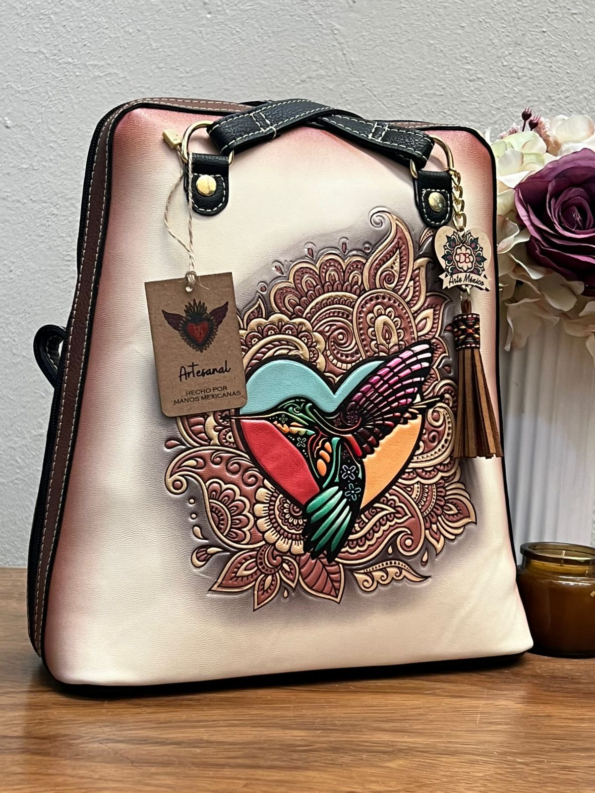 DB MOCHILA CAPRI COLIBRI HUESO-NEGRO