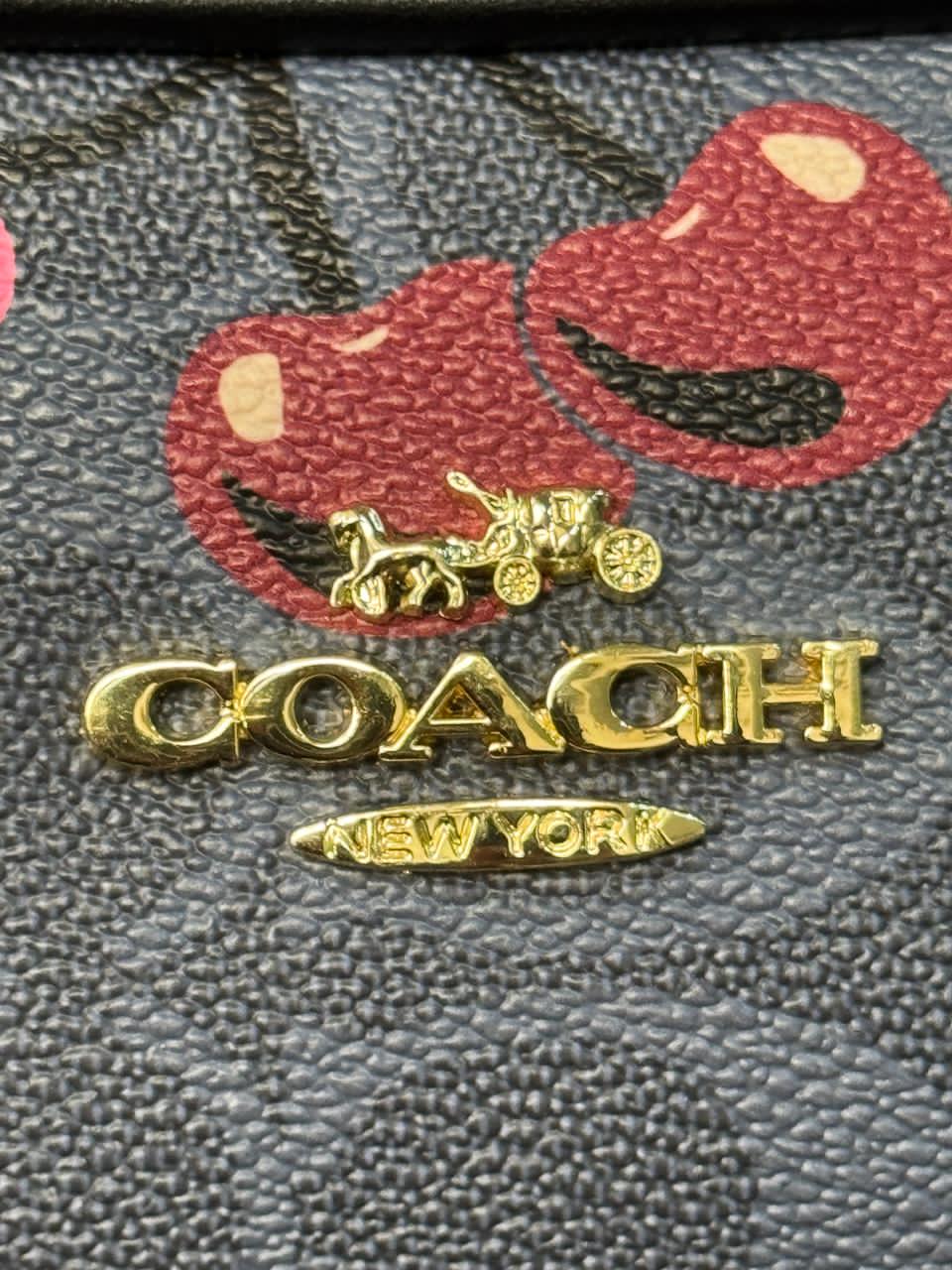 BOLSO MALETITA COACH KAKHI CEREZAS