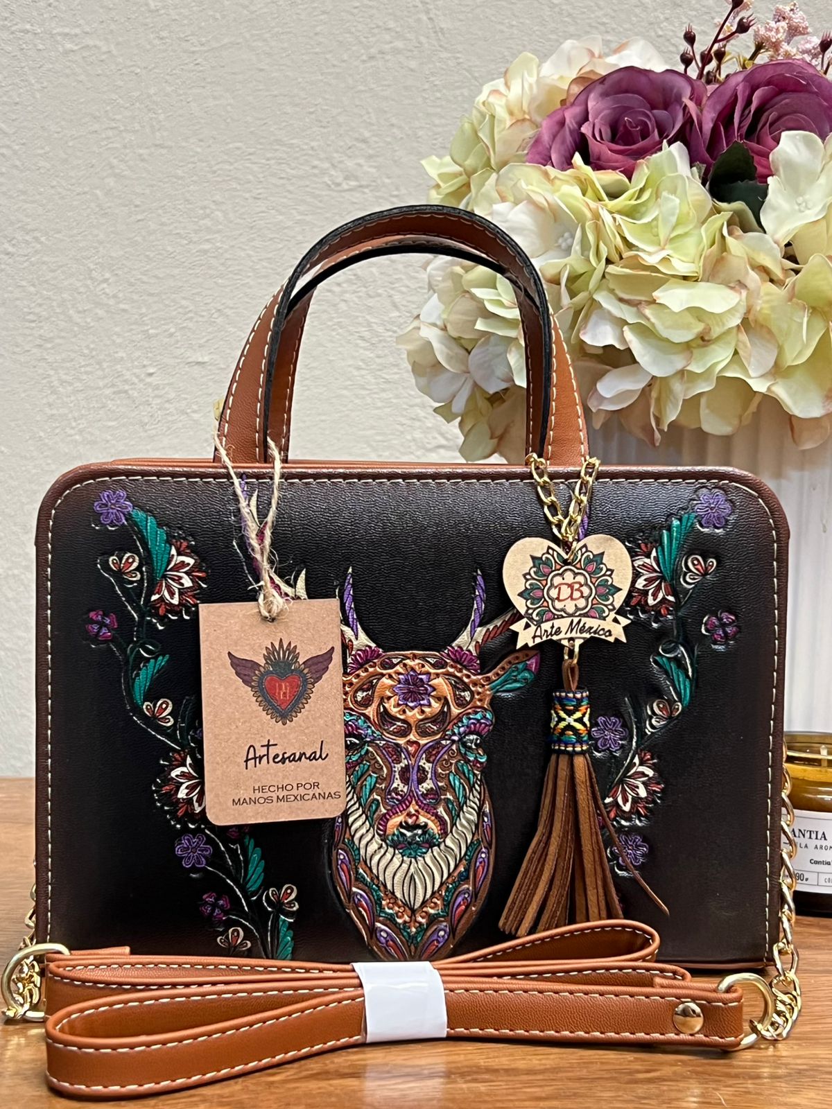 DB CROSSBODY VENADO NEGRO