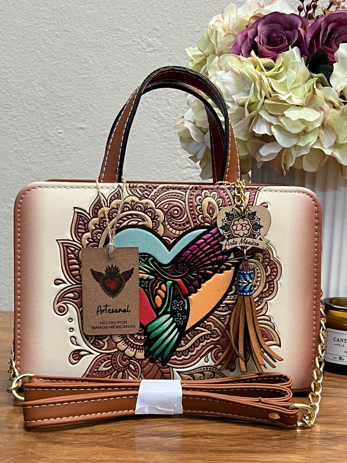 DB CROSSBODY COLIBRI HUESO