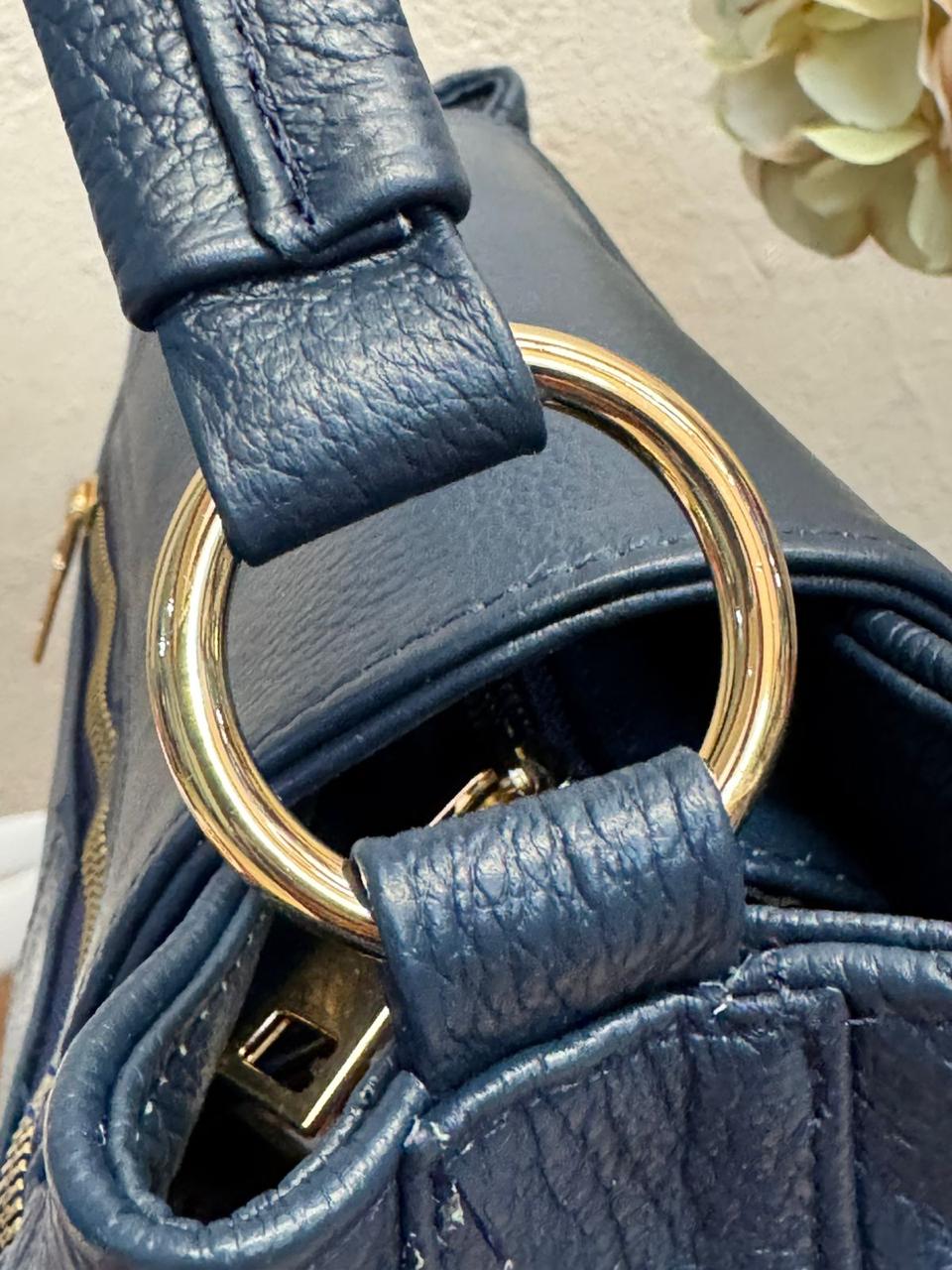 BOLSO 100% PIEL POLONIA ANTIMONIO