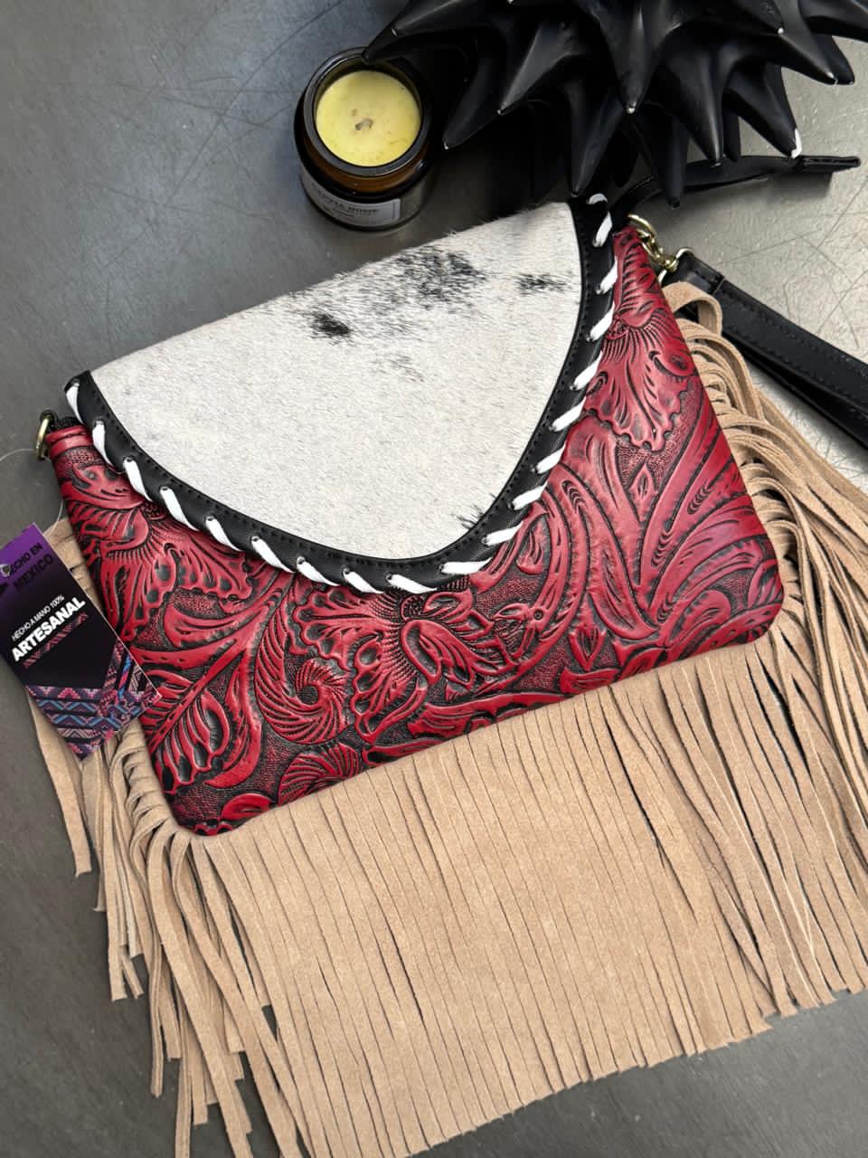 SOBRE TAPA PELO VARIABLE-GRABADO ROJO