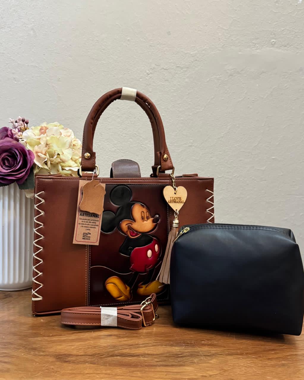UB DUO ARTESANAL COMBO MED MICKEY MOUSE MARRON