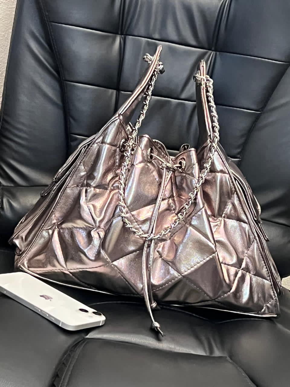 DUPE CHANEL 25 INOX MORGAN H/PLATA
