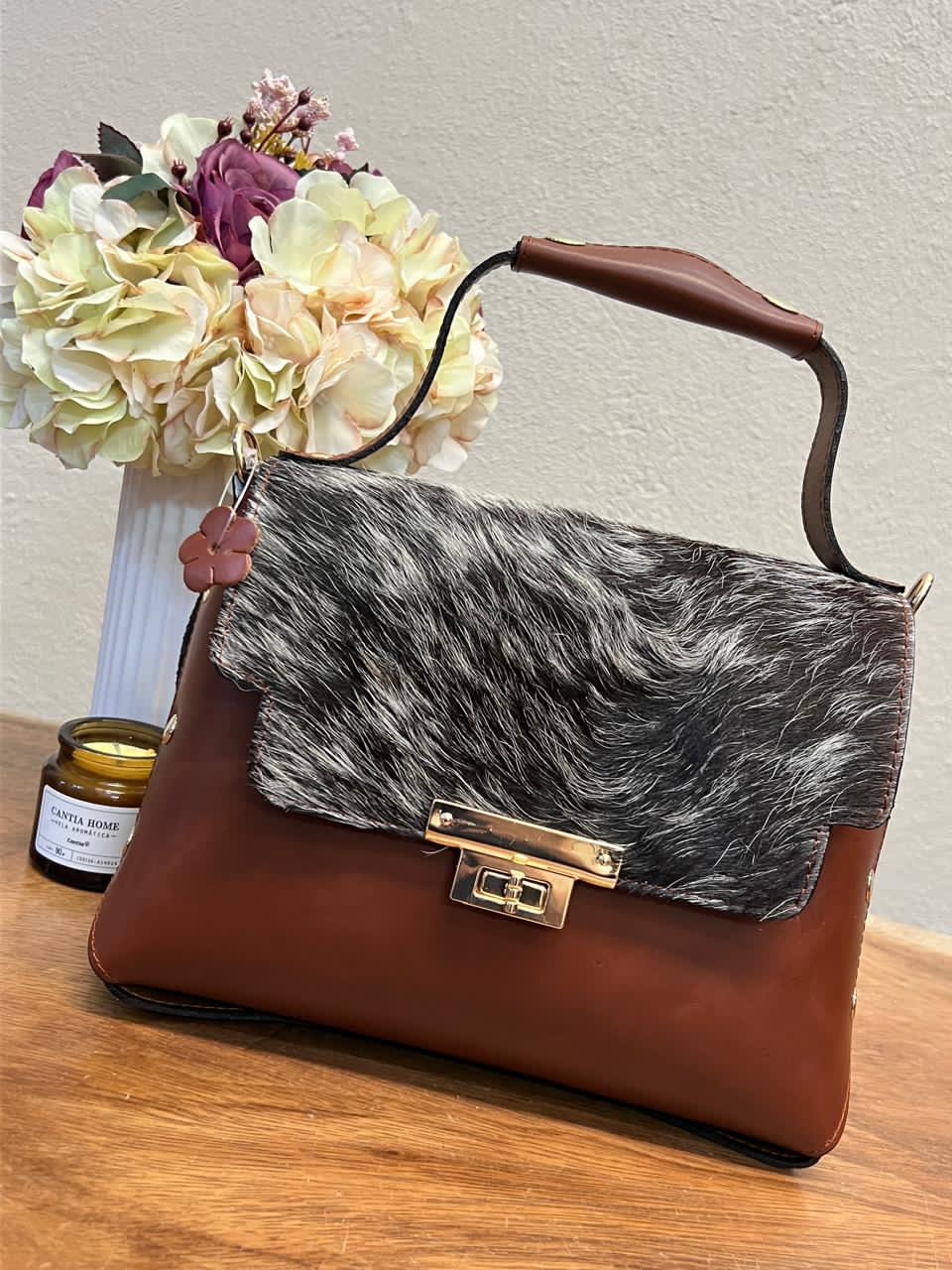 CIRCE MED TAPA PELO VARIABLE PIEL SHEDRON CRAZY