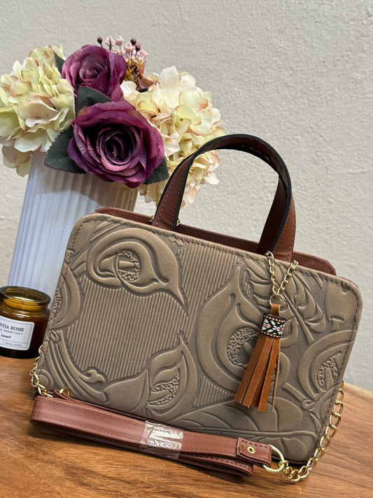 CROSSBODY DOBLE CARA ALCATRACES ARENA