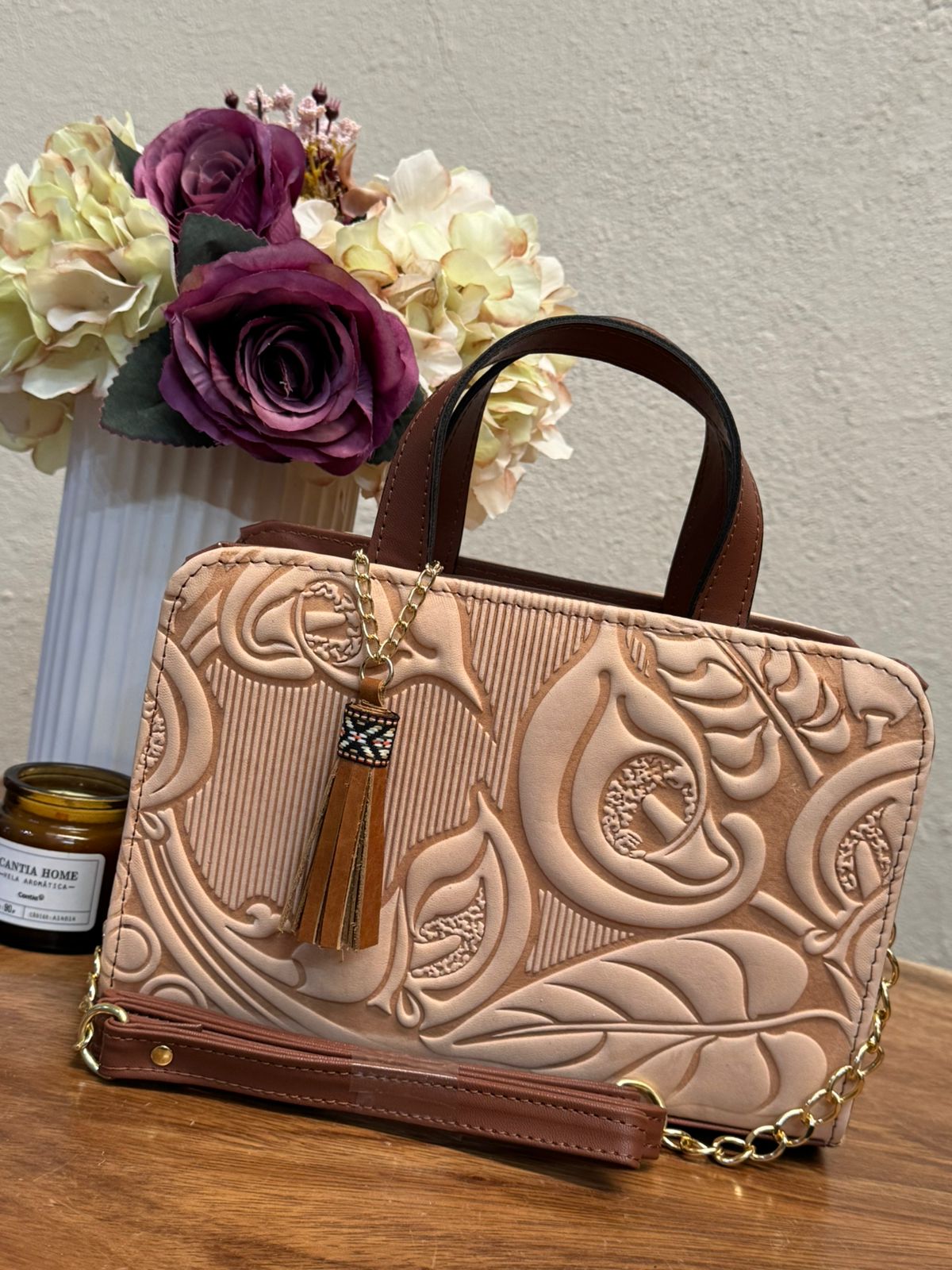 CROSSBODY DOBLE CARA ALCATRACES MAQUILLAJE