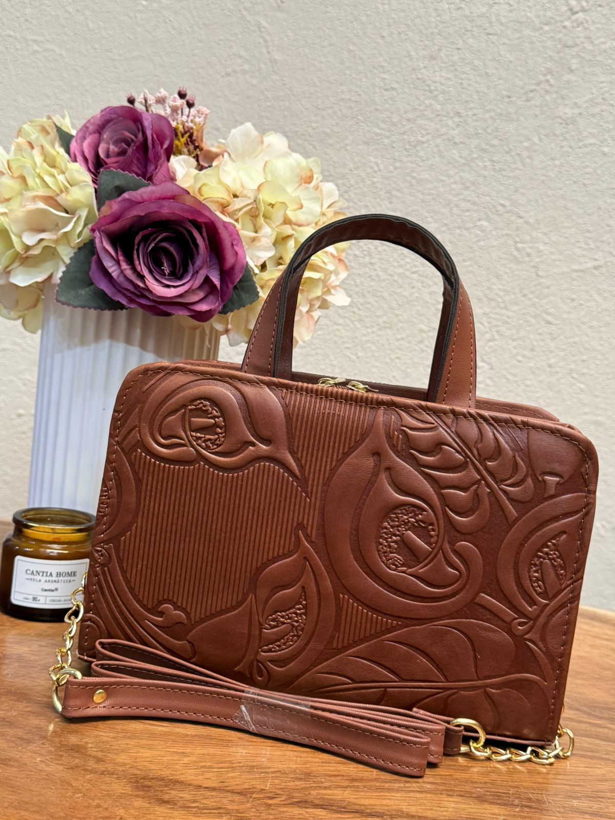 CROSSBODY DOBLE CARA ALCATRACES COMINO