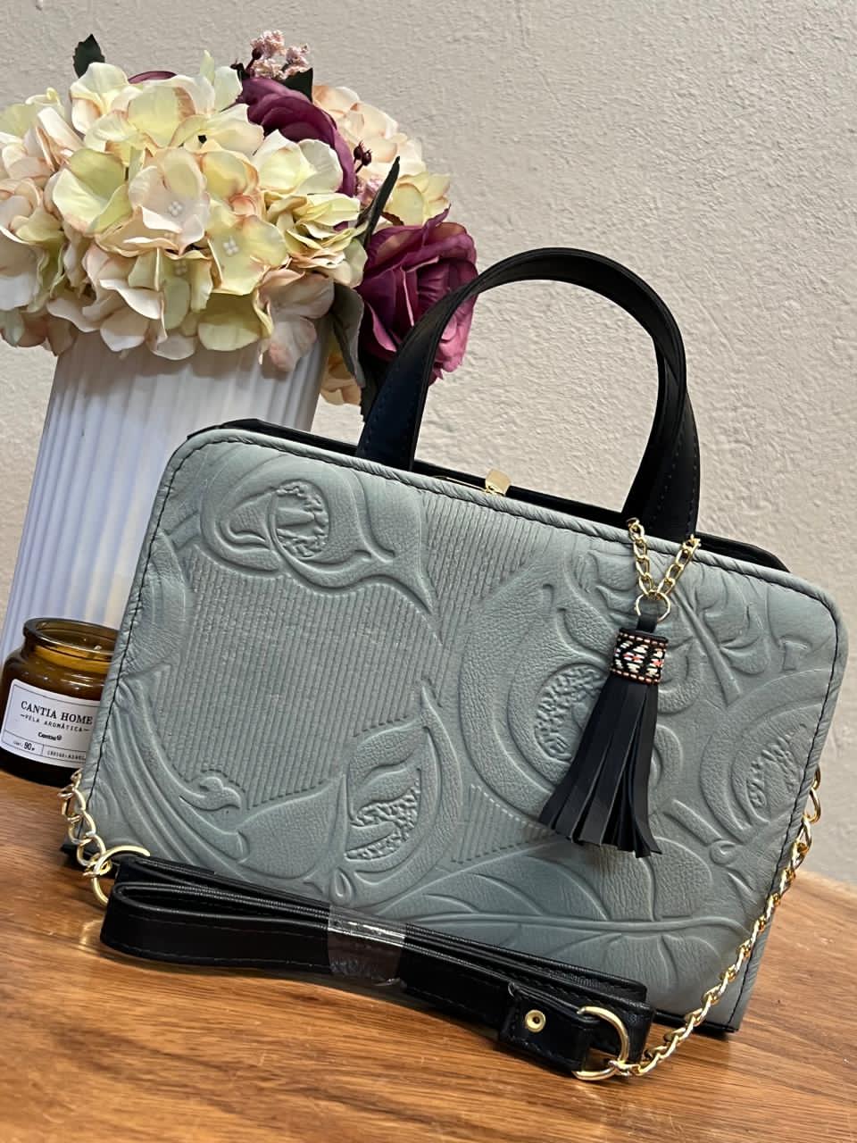 CROSSBODY DOBLE CARA ALCATRACES GRIS