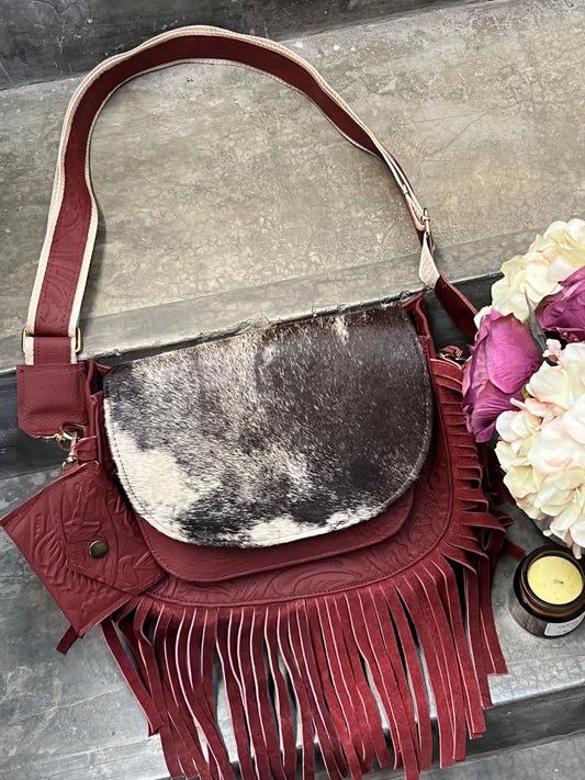 CROSSBODY MABEL PELO VARIABLE VINO MATE