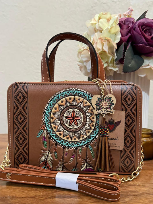 DB CROSSBODY ATRAPASUEÑOS CAMEL