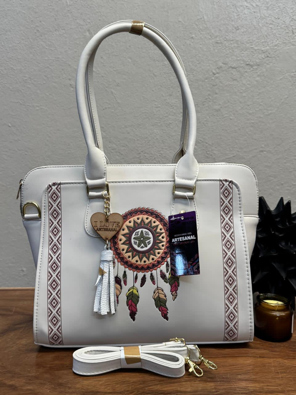 MOD ARTESANAL FLORENCIA ATRAPASUEÑOS BLANCO