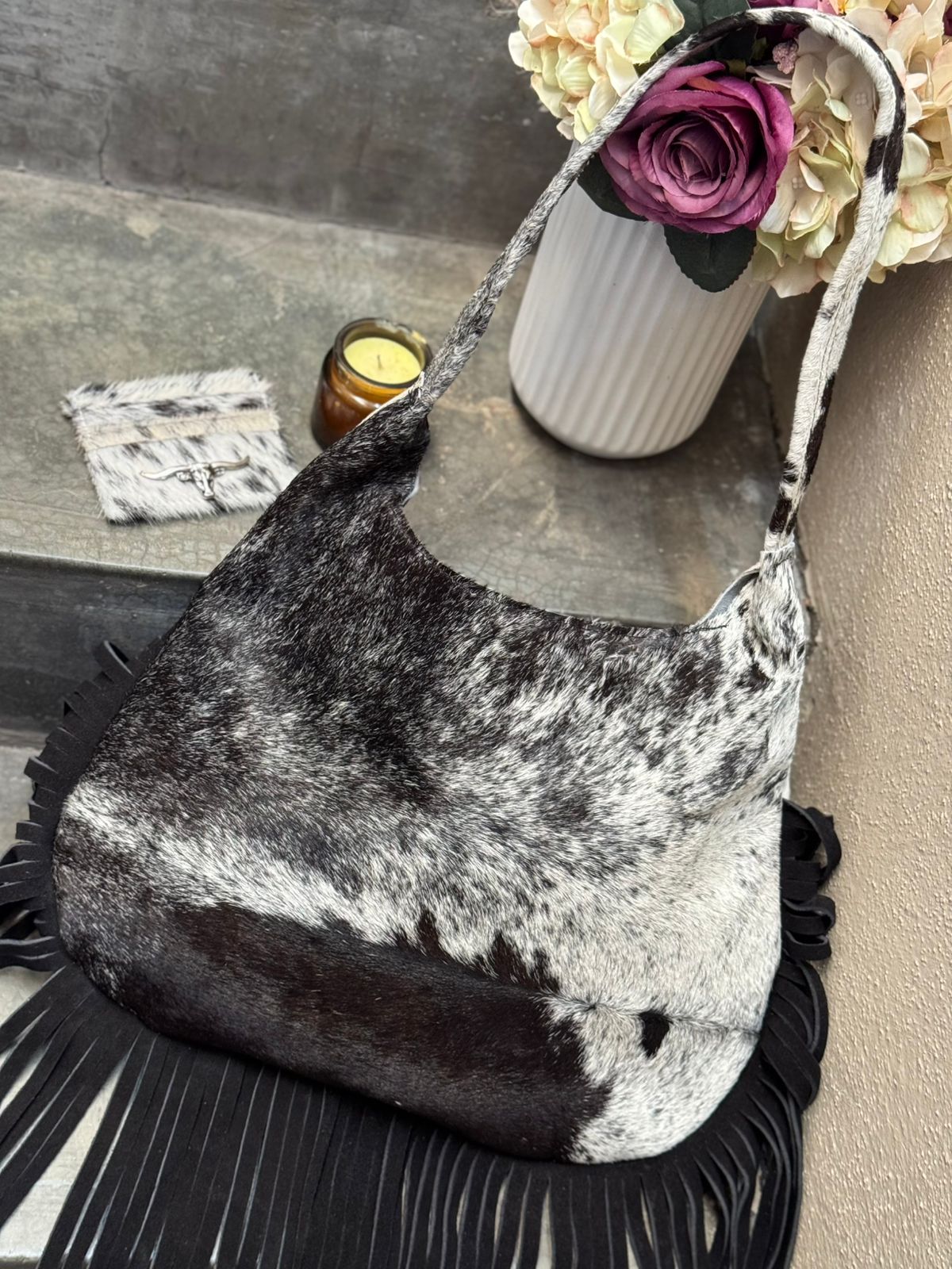 BOLSA ALYSSA BARBAS NEGRO