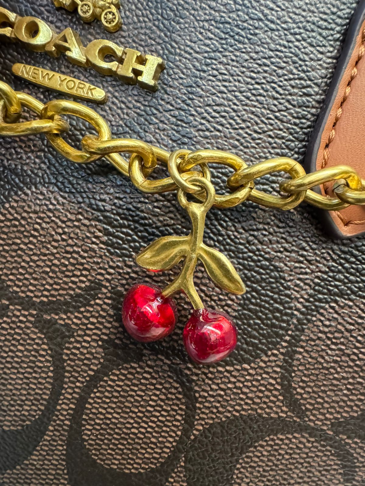BOLSO COACH DIJES BEIGE BESOS