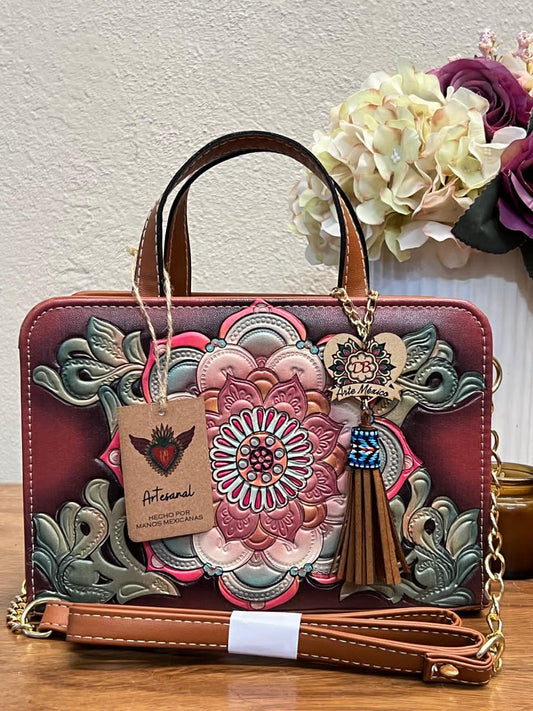 DB CROSSBODY MANDALA MARRON