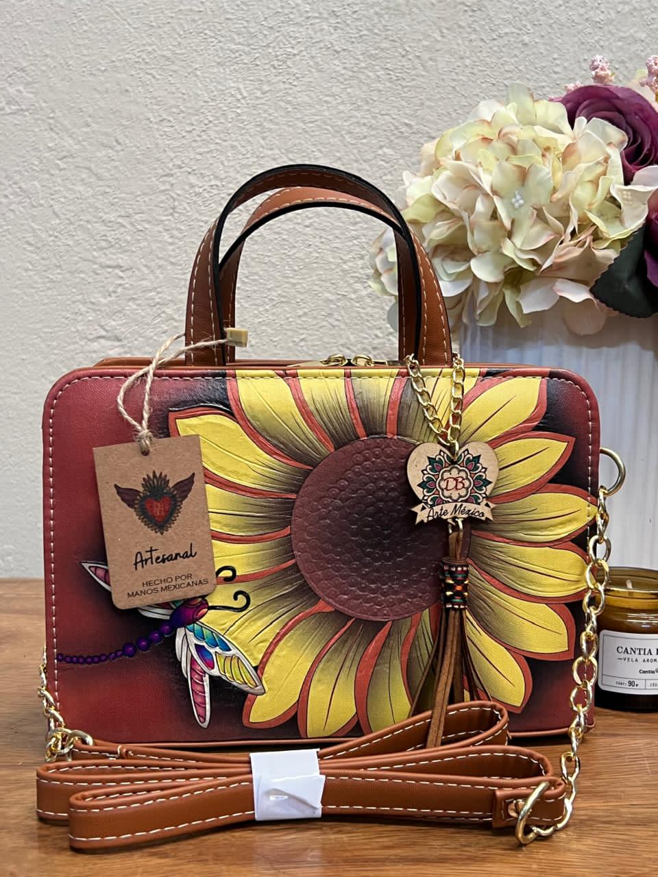 DB CROSSBODY LIBELULA MARRON