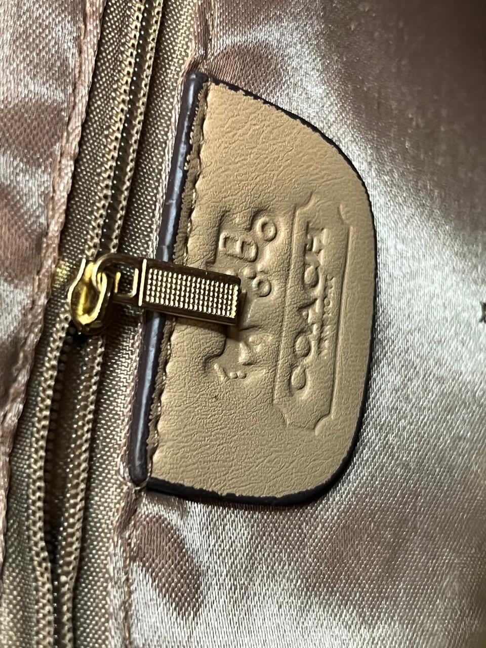 DUO TOTE MED COACH NEGRO ESTAMPADO