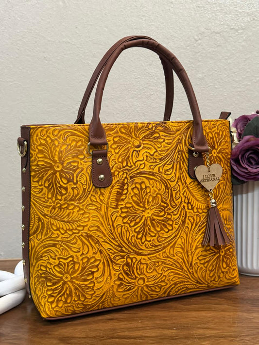 MONTECARLO CINCELADA AMARILLO FLORES ESTOPEROL