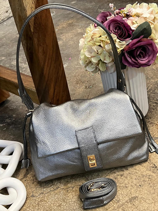BOLSO 100% PIEL LETONIA ANTIMONIO