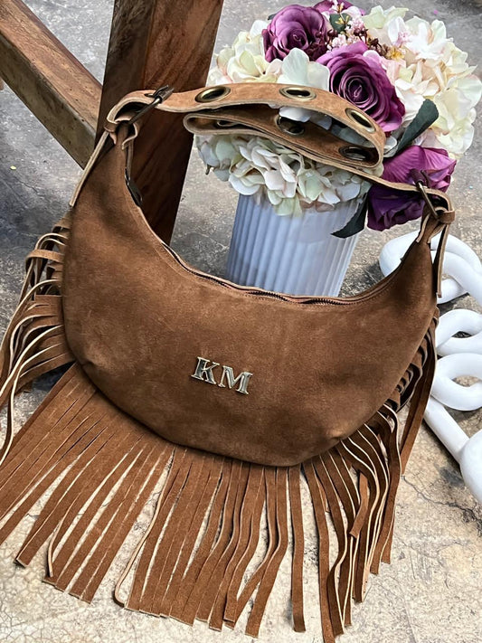 BOLSO BOHO CHIC BARBAS CAMELLO