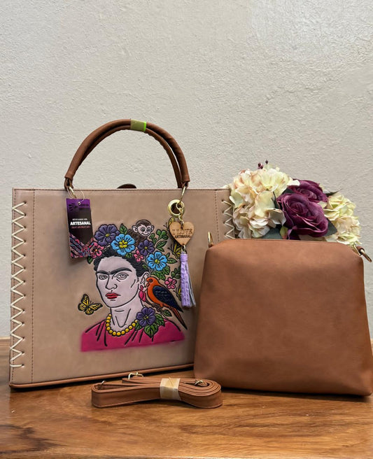 COMBO NATALIA FRIDA CAQUI/CAMEL