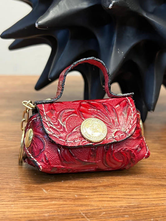 MONEDERO CIRCE FLORES ROJO