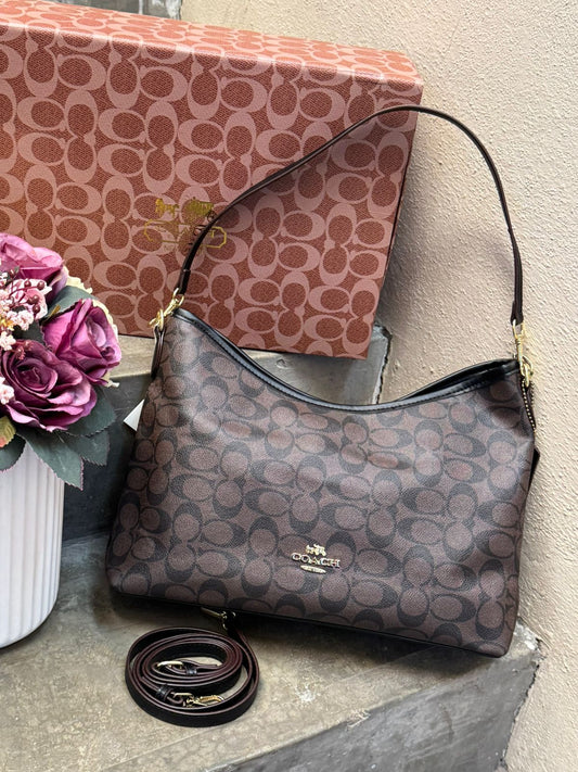 BOLSO LAUREL COACH CAFE