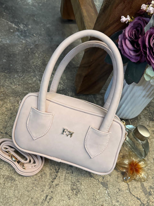 BOLSO ARCADIE BABY PINK GAMUZA